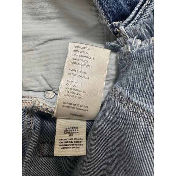 We the Free People Good Vibrations Shorts 30 Buttonfly Jean Cut off - Picture 8 of 10